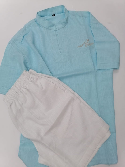 Linen Tshirt short sleeve and Short
