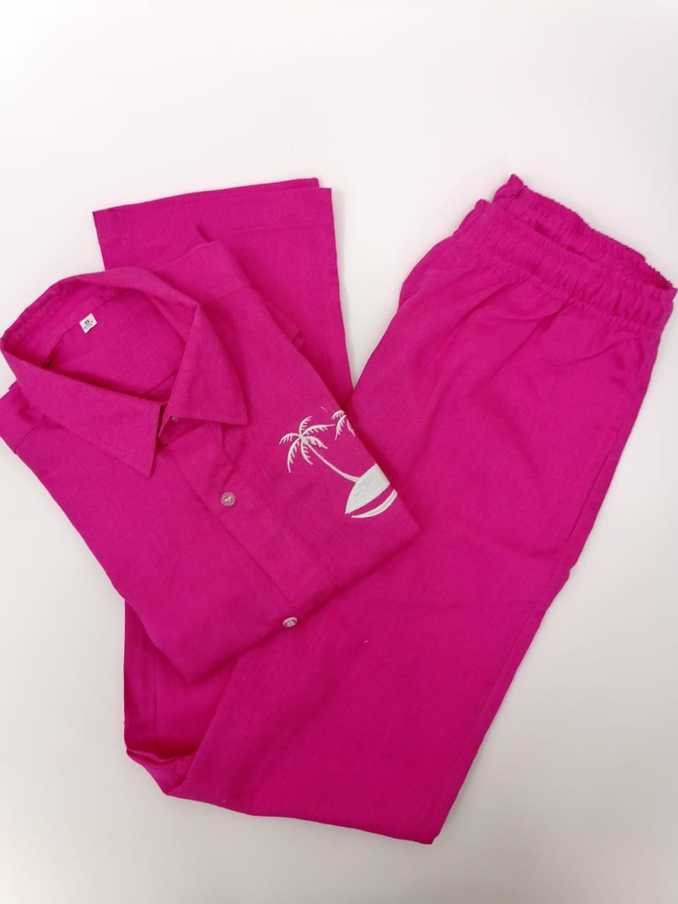 Linen Tshirt long sleeve and Pants