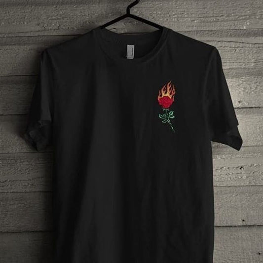 Hot Rose - Embroidery