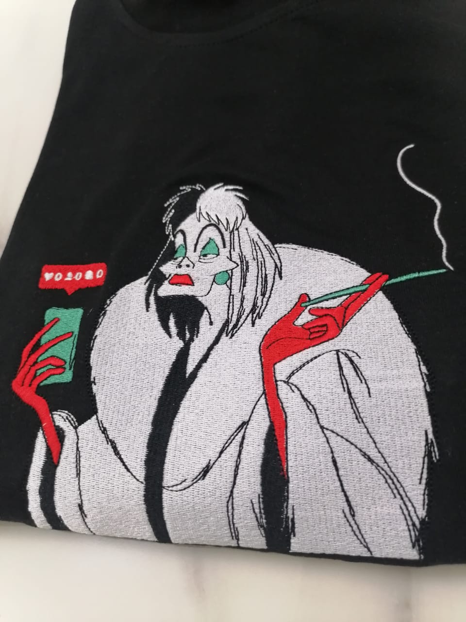 Cruella - 102 Dalmatians , Embroidered Picture